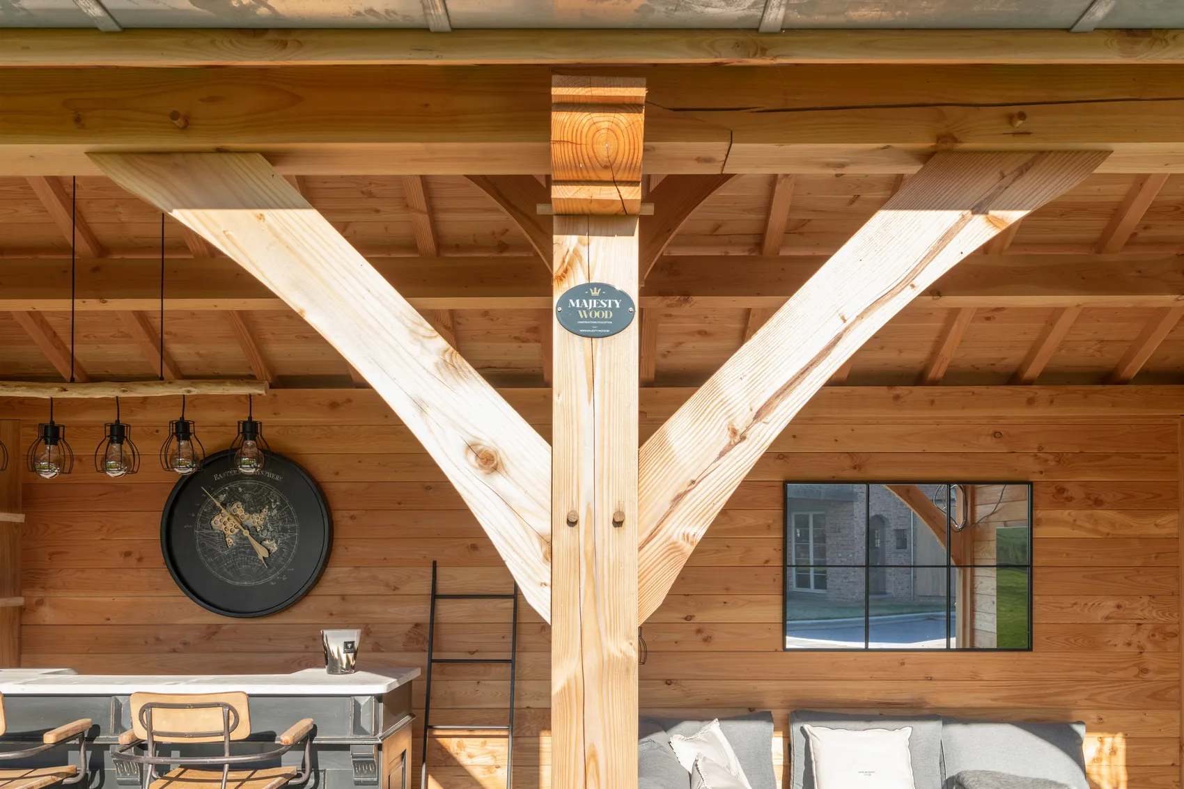 Poolhouse en bois