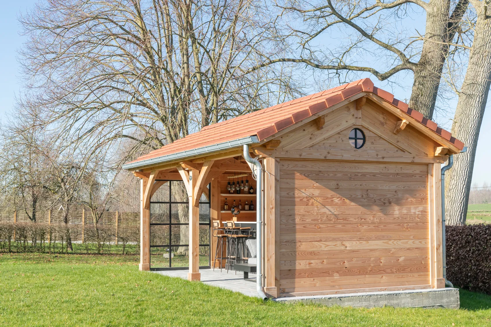 Poolhouse jardin 