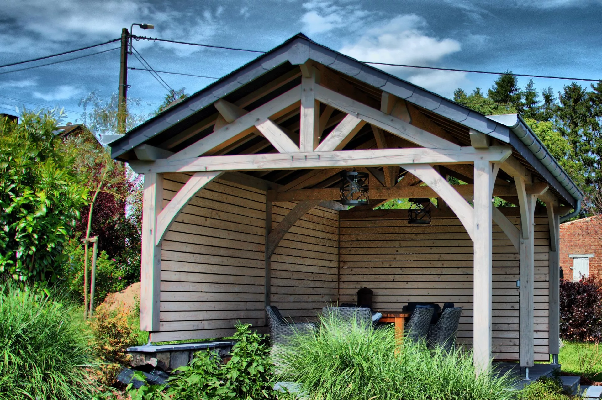 Terrasse couverte erpent 