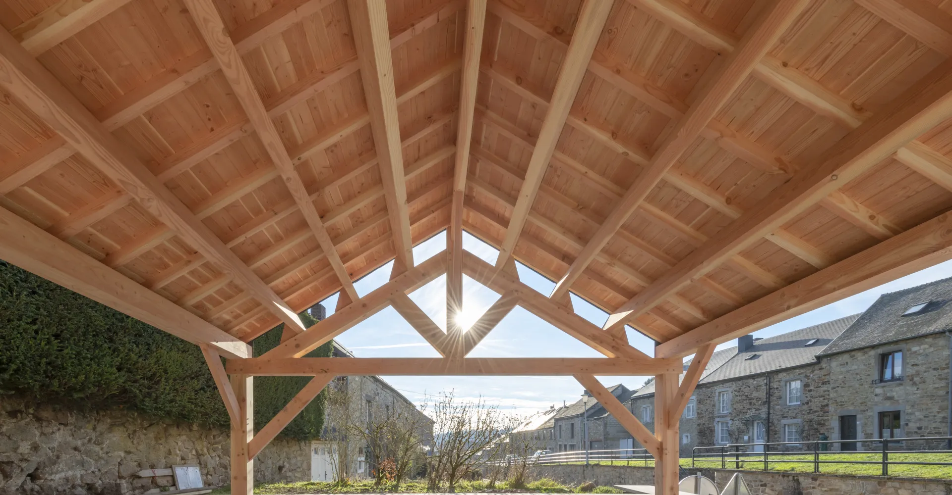 carport bois oignies
