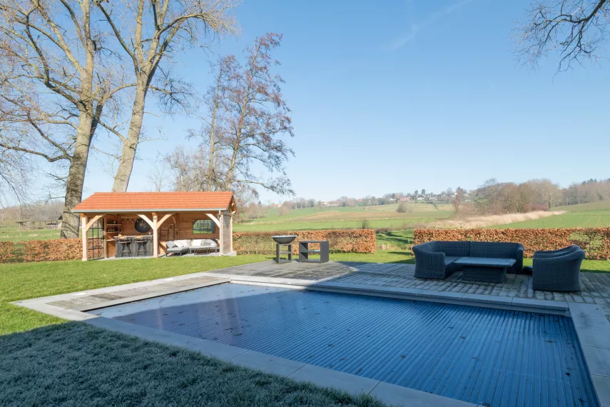 Pool house bois 