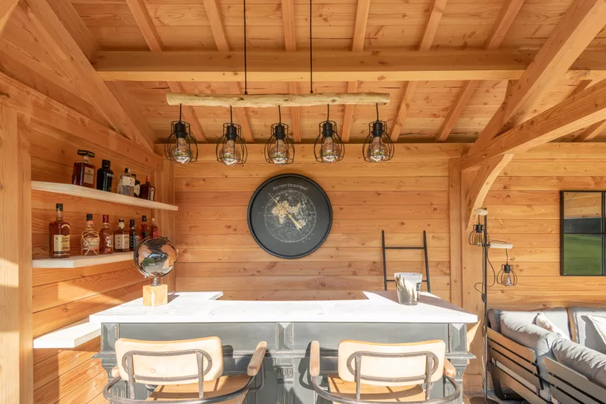 Poolhouse en bois