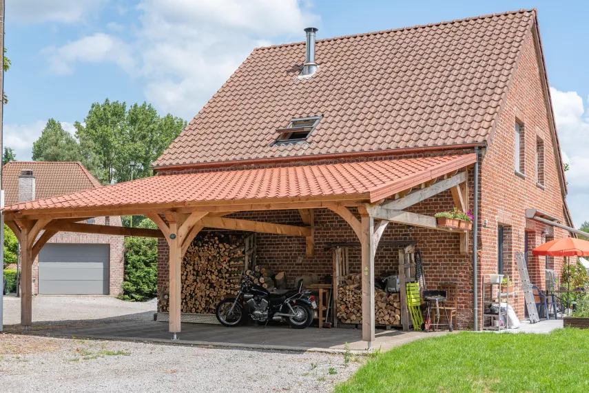 Carport 1 pan à Bierges