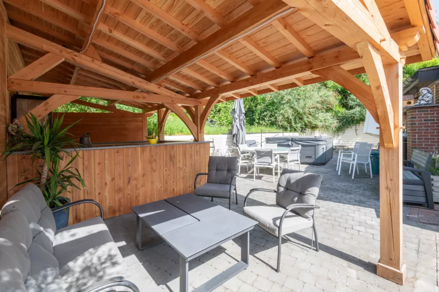 Couverture de terrasse - Bar de terrasse à Gilly
